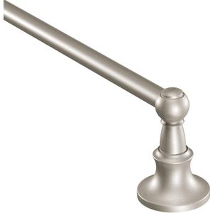 Moen Vale Brushed Nickel 24-Inch Towel Bar, DN4424BN