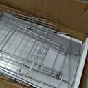VEVOR Live Animal Cage Trap, 31" x 10" x 12" Humane Cat Trap Galvanized Iron, Folding Animal Trap with Handle for Rabbits, Stray Cats, Squirrels, Raccoons, Groundhogs and Opossums