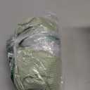 Tititex Solid Sage Green Cloth Fabric Shower Curtain Liner with 2 Magnets - Texture Soft Hotel Quality Waterproof Shower Liner, Light-Weight & Machine Washable 72x78 inch