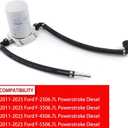 CP4 Disaster Prevention Bypass Kit Compatible with Ford F250 F350 F450 F550 Super Duty 2011-2025 - 6.7L Powerstroke Diesel Replace# CP4-6.7F-BP-G2.1, 7031190