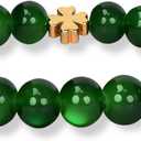 Four-Leaf Clover Themed Bracelet for Women Trendy Jewelry Gifts for WomenLucky Bracelet Trendy Adjustable green bead braceletOriginal style