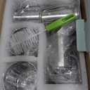 Jooke Latest Large Stainless Steel Slicer Shredder Attachment for KitchenAid Stand Mixers,Dishwasher Safe Vegetable Cheese Grater for KitchenAid Mixer Attachments,4 Blades,Time-Saving Salad Maker (Metal Silver)