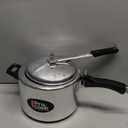 Milton Pressure Cooker 5L (20 Cups, 5 quart),Aluminium Mini Steam Cooker with Safety Valve, Gas friendly, Inner Lid with Silicone Gasket, Food Safe, Dishwasher Safe, Canning Vegetables