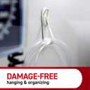 Command Cord Bundlers, Damage-Free Hanging Cord Organizer, No Tools Cord Bundler for Hanging Electrical Cables, 5 Gray Cord Bundlers
