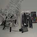 4Packs Halloween Decorations Outdoor Ghost Pathway Lights,Light Up Ghost Decor with APP Control&Remote, Color Changing, DIY Lights, Dimming, Music Synic, Halloween Pathway Light for Porch Yard Garden