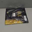 Happy 50th Birthday Decorations for Men & Women, Black Gold 50 Birthday Banner Backdrop, 50 Years Old Party Decor, Fabric Door Decor Yard Sign Photo Booth, Indoor Outdoor Supplies