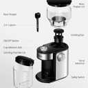 SHARDOR Burr Coffee Bean Grinder Electric, Adjustable Burr Mill with 16 Precise Grind Setting for 2-14 Cup, Silver