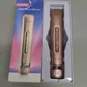 Bikini Trimmer for Women 2 in 1, Dual Head Womens Electric Shaver, Electric Razors for Pubic Hair, IPX7 Waterproof Rechargeable Facial Hair Removal for Shaving Underarm Leg Arm Body Face, Rose Gold