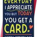 2 x Funny Father's Day Card for Dad, Humorous Father’s Day Card Gift for Father from Son Daughter, Happy Fathers Day Cards for Father, Stepdad, Husband or Grandpa