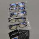 Gaoye Professional Reading Glasses for All Day - Computer Readers with Blue Light Protection - Value Pack, +6.0
