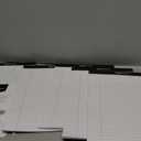 Amazon Basics Wide Ruled Lined Writing Note Pads for Office Supplies, 8.5" x 11.75", White, 12-Pack of 50 Perforated Sheets