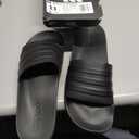 adidas unisex-adult Adilette Shower (Black, 11)