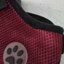 SlowTon Dog Seat Belt Harness for Car, Dog Car Harness Adjustable Mesh Breathable & Dog Seatbelt Safety Tether with Elastic Bungee for Small Medium Large Pets(Burgundy, Single Clip, S)