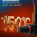 PHILTOP Front ABS Wheel Speed Sensor Compatible with G37, G35, 370Z, Q60, G25, Driver or Passenger Side ABS Sensor Replace# ALS1653