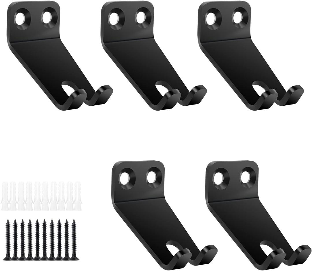 5PCS Wall Mounted with Special Fit for Tonal Accessory Shelf Clips Adapter Hooks Space Saving for Home Gym Garage T-Lock Exercise Equipment Organization Multipurpose Organizer Storage