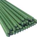 WAENLIR Garden Stakes 72 inch 6ft Sturdy Tomato Stakes, Plant Stakes for Outdoor Plants, Plant Support Sticks for Gardening, Pack of 25