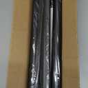 Shower Curtain Rod Adjustable 43-78 inch, 1"Diameter Spring Tension Curtain Rod No Drill, Anti-Rust Non-Slip Shower Rod, Black Shower Curtain Rod for Bathroom Tension