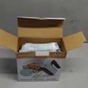 9-Speed Digital Hand Mixer Electric, 400W Powerful DC Motor, Hand Mixer Electric Handheld with Snap-On Storage Case, 5 Stainless Steel Accessories, Beaters, Dough Hooks, Whisk(Ice Blue/Black)