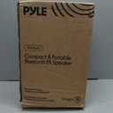 Pyle Portable Bluetooth PA Speaker System - Indoor Outdoor Karaoke Sound System w/Wireless Mic, Audio Recording, Rechargeable Battery, USB/SD Reader, Stand Mount, for Party, Crowd Control - Pyle