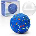 Interactive Dog Balls - 2025 Upgraded Smart Rechargeable Vibrating Dog Ball, Rotating & Bouncing Ball with E-TPU Material, E-Herding Pet Toys for Medium