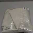 Aiyufeng Natural Short Room Darkening Curtains for Bedroom 54 Inches Long 2 Panels Set, Solid Thermal Insulated, Energy Saving Window Treatment Curtains Blackout Drapes, W40 x L54 Inch, Natural 