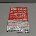 Funny Pool Decor Metal Tin Sign 8x12 Inches