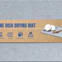 Quick Dry Stone Drying Mat for Kitchen Counter, Water-Absorbent Diatomaceous Dish Drying Mats, Multi-Purpose Stone Drying Tray for Cups Dishes Bottles