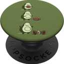 BoredKoalas Avocadoception Seed Cycle Cute Fruit Pear Avocado Eater Gift PopSockets Swappable PopGrip