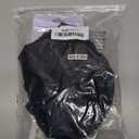 HROYL Women's Wide Strap Ballet Leotards, Tank Leotard with Princess Neckline Dance Bodysuit Top for Gymnastics Performance (X-Large, Black)