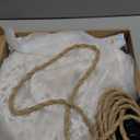 Boho Plug in Pendant Light Hanging Light with Plug in Cord,Dimmable Switch Hanging Lamp Macrame Lamp Shade and Plant Holder Shelf Indoor for Bohemian Decor Bedroom Corner Living Room