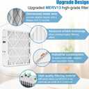 2Pack Upgrade FLRQB5AH18M11 Filter MERV13 17.5" x 20" x 4.7" Compatible with Trane QuikBox Filter FLRQB5AH18M13