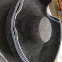 ZVGV 24inch-Tunnel Bed for Indoor,cattasaurus Peekaboo cat cave for Multiple,Detachable Felt Felt Washable Interior for Indoor Cats,Donut Tunnel (Dark Grey)