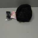 Colored Afro Wigs for Women Men 70s and Disco Sunglasses Set, Funny Wig with Curly Bouncy Huge Fluffy Puff and Oversize Retro Rhinestone Sunglasses - for Costume Cosplay Party (Black)