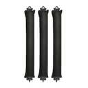 Heatless Curlers, Hair Rollers Heatless Curlers Headband Hair Curlers No Heat Overnight Curls Heatless Curling Rod Overnight Heatless Curlers for Long Hair (Black, 27cm)