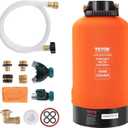 VEVOR RV Water Softener, 16,000 Grain Portable Water Softener, with 3/4" Brass Fittings and 42" Hose, Soften Hard Water Filter System for RVs, Trailers, Boats, Mobile Car Washing, Pressure Washing