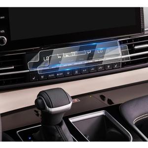 For 2025 Toyota Sienna Screen Protector - 2021~2025 Sienna (LE/XLE/XSE/Limited/Platinum/Woodland Edition) AC Touchscreen (2pcs)[Nano Film] 2021~2025 Sienna Accessories Anti-Fingerprint Touch Sensitive