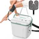 Cold Therapy Machine with Programmable Timer, Ice Machine for Knee After Surgery, Knee Replacement Recovery System, Cryotherapy Pain Relief w/Compression Pad