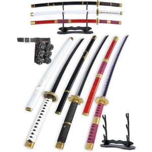 Cold Blade Katana Sword - 41 inches Katana Replica with Holster Belt and Display Stand - Sword with Authentic Design