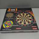 HELLO PAPAYA Magnetic Dart Board - 12Magnetic Darts+12Sticky Balls Or 2 Toy Gun+40 Foam Dart,Fun for Family Game and Party with Friends, Christmas Birthday Gifts Toys for 3-12 Year Old Boys (Large)
