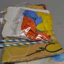 Honey Theme Party Decorations Kit - Birthday Banner, Tablecloth, Backdrop, 2 Foil Balloons, 15 Latex Balloons & Stickers for Adult Birthday Celebration