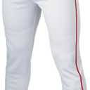 Easton Men's Rival+ Baseball Pants | Full Length Semi-Relaxed Fit | Adult Sizes | Piped | Large