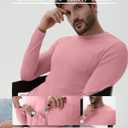 Neer 5 Pack Men's Big and Tall Long Sleeve Pocket T-Shirt Lightweight Crew Neck Shirts Slim Fit Top Casual Basic Tees (XXXL)