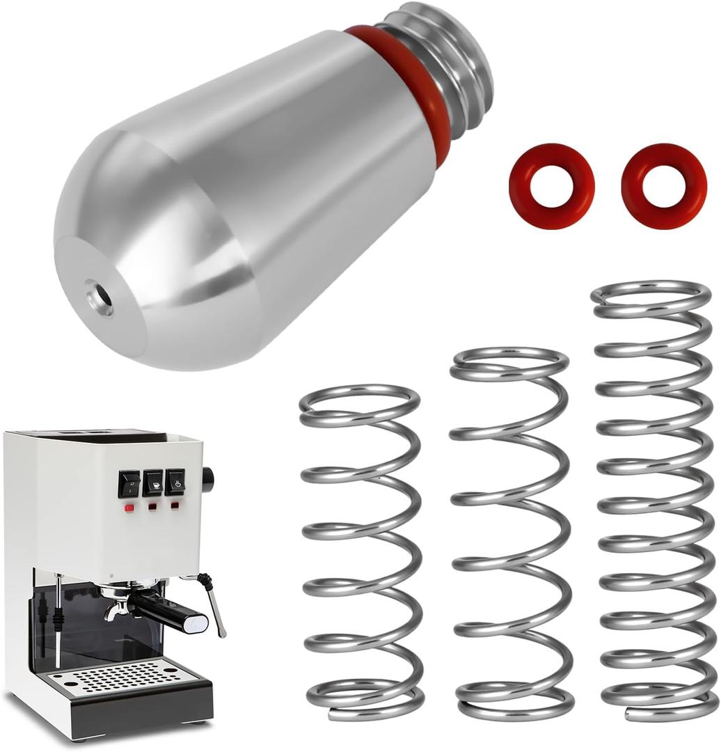 One Single Hole Steam Tip, 6 Bar 9 Bar 12 Bar OPV Spring Modification, Compatible With Gaggia Classic Pro or EVO (Gaggia Classic with the new steam wand) Traditional Espresso Coffee Machine Parts