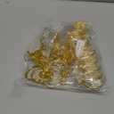 KPOSIYA Set of 20 Leaf Napkin Rings Metal Gold Napkin Holder Table Napkin Rings for Dinning Table Parties Everyday (Ye Zi-Gold 20)