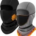 Labeol Winter Balaclava Ski Mask with Breathable Mesh Mask, Warm Face Cover for Men Women Cold Weather Skiing Cycling (Gray)