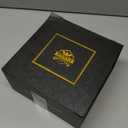 KANARS Old Fashioned Whiskey Glasses with Luxury Box - 10 Oz Rocks Barware For Scotch, Bourbon, Liquor and Cocktail Drinks - Set of 4 - Men Gift