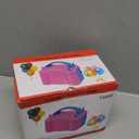 Electric Balloon Pump,110V 600W Portable Dual Nozzles Balloon Pump,Air Pump Balloon Blower for Party Decorations with Tying Tool (Small, Rose Red)