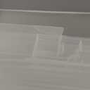 IRIS USA 32 Qt Stackable Plastic Storage Bins with Lids, 4 Pack - BPA-Free, Made in USA - See-Through Organizing Solution, Latches, Durable Nestable Containers, Secure Pull Handle - Clear