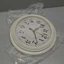 Vintage Wall Clock 13 Inch Quartz Silent Non-Ticking Analog Clock Battery Operated Rustic Round Decorative Clock for Living Room Kitchen Home Office Classroom