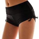 Micosuza Classical Women's Swim Boardshorts Beach Bikini Bottoms with Adjustable Ties 7 Color, Medium